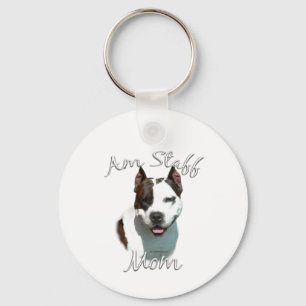 Porte-clés American Staffordshire Terrier Maman 2