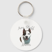 Porte-clés American Staffordshire Terrier Maman 2 (Verso)
