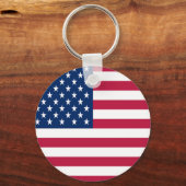 Porte-clés American USA Flag Pride Design-76353 (Recto)