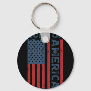 Porte-clés Amérique du Golfe - Golfe des États-Unis Amer drôl