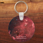 Porte-clés Amérique du Nord Nebula Infrarouge (Recto)