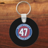 Porte-clés Amérique Trump 47 (Recto)