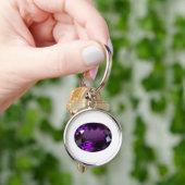 Porte-clés Amethyst Gemstone (main)
