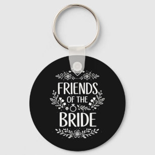 Porte-clés Ami de la mariée, membre de la famille du cortège