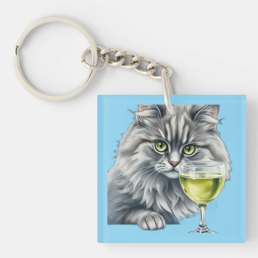 Porte-clés Ami Fluffy et Absinthe (Devant)