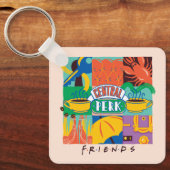 Porte-clés AMIS™ | Central Perk Vibrant Graphic (Recto)