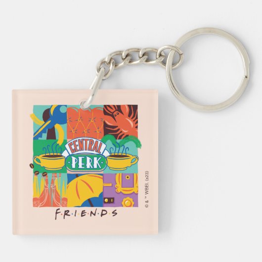 Porte-clés AMIS™ | Central Perk Vibrant Graphic (Dos)
