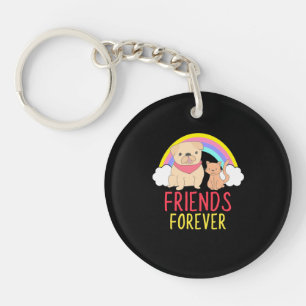 Porte-clés Amis De Chien Et De Chat Pour Toujours