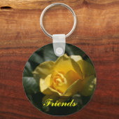 Porte-clés Amis de rose jaune (Recto)