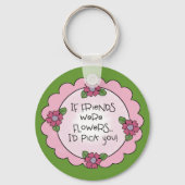 Porte-clés Amis et fleurs (Recto)