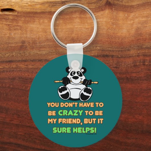 Porte-clés Amis fous (Recto)