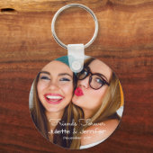 Porte-clés Amis pour toujours | télécharger photo ajouter les (Recto)