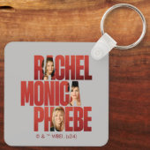 Porte-clés AMIS™ | Rachel, Monica & Phoebe (Verso)