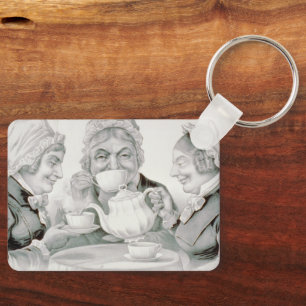 Porte-clés Amis vintages De Tea Party, Une Coupe Qui Accueill
