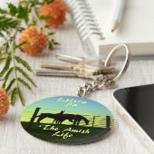Porte-clés Amish Life, Chevaux Lititz Ketchain (Côté)