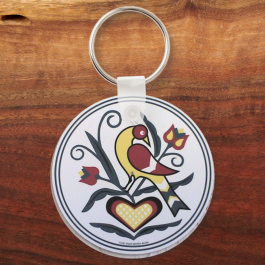 Porte-clés AmishHex-LoveBird (Recto)