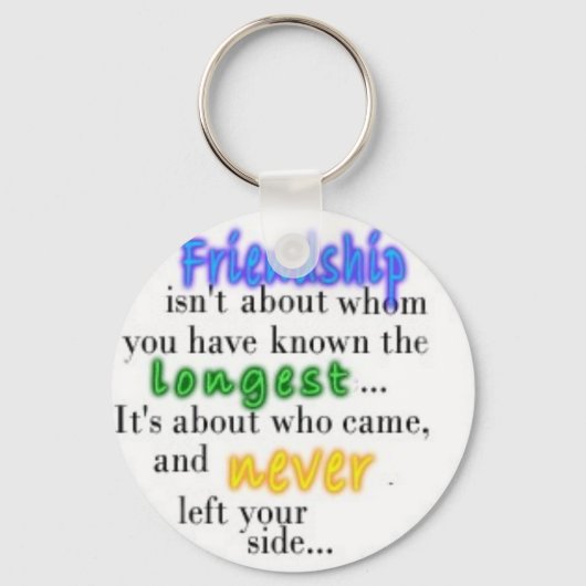 Porte-clés Amitié (Recto)