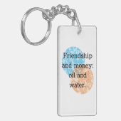 Porte-clés Amitié et argent Citations (Devant gauche)