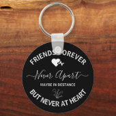 Porte-clés Amitié Longue Distance Amitié Cadeau Meilleur (Recto)