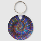 Porte-clés Ammonite binaire (Recto)