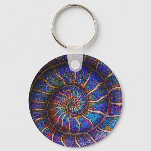 Porte-clés Ammonite binaire (Verso)