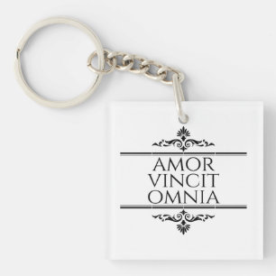 Porte-clés Amor Vincit Omnia - L'Amour Conquiert Tous