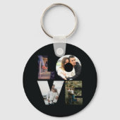Porte-clés AMOUR - 4 couples / famille photo collage Teplate (Recto)