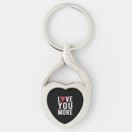 Porte-clés Amour à Plus Poli Style (Devant)