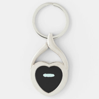 Porte-clés Amour à Toi Plus Turquoise Esthétique Moderne