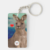 Porte-clés Amour animal - Kangaroo Love (Dos)