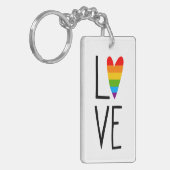 Porte-clés Amour arc-en-ciel (Devant gauche)