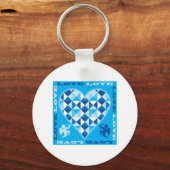 Porte-clés Amour (Bleu Diamant) (Recto)