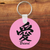 Porte-clés amour Briard (Recto)