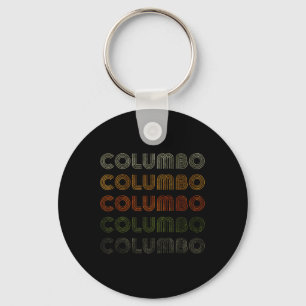 Porte-clés Amour Coeur Columbo Tee Grunge Style Vintage Noir