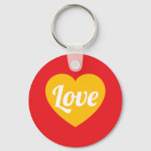 Porte-clés Amour,cœur,sur mesure (Recto)