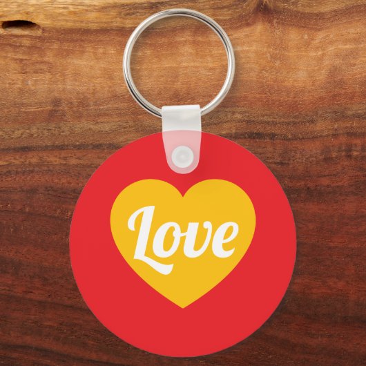Porte-clés Amour,cœur,sur mesure (Recto)