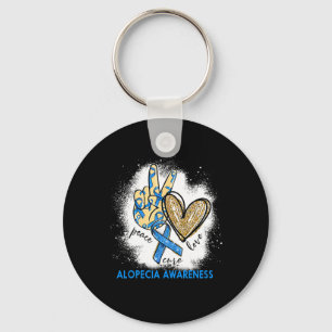 Porte-clés Amour Cure Bleached Alopécie Sensibilisation