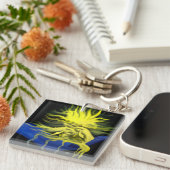 Porte-clés Amour dauphin (Devant Droit)