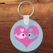Porte-clés Amour de baleine mignonne (Recto)