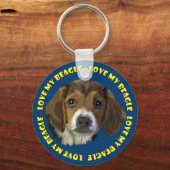 Porte-clés Amour de Beagle Mon Beagle (Recto)