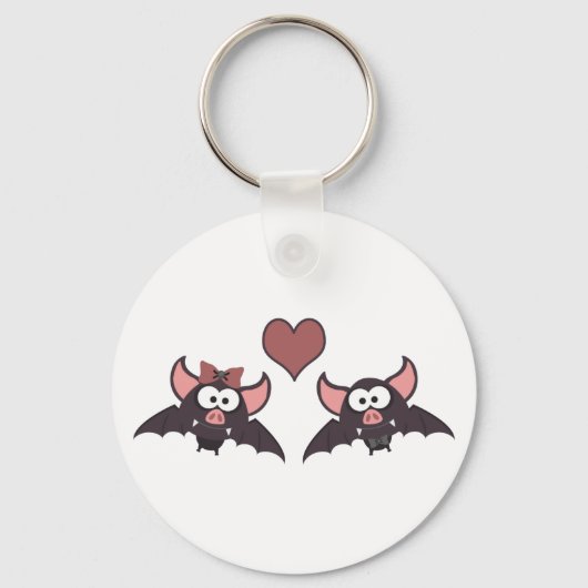 Porte-clés Amour de chauve-souris (Recto)
