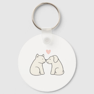Porte-clés Amour de Chien