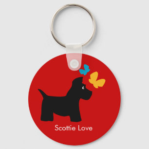 Porte-clés Amour de chien de Scottie