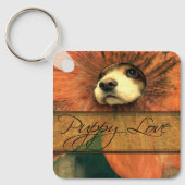 Porte-clés Amour de chiot (Recto)