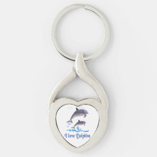 Porte-clés Amour de dauphin
