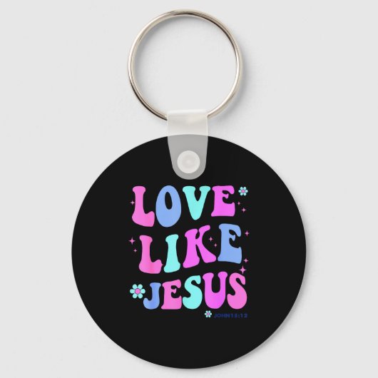 Porte-clés Amour de fille comme Jésus Adorable Adolescente Ch (Recto)