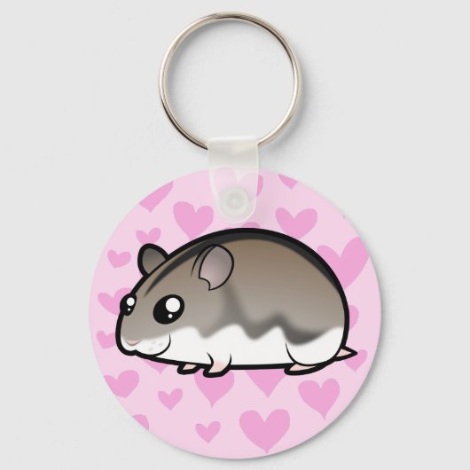 Porte-clés Amour de hamster nain (Recto)