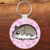 Porte-clés Amour de hamster nain (Recto)
