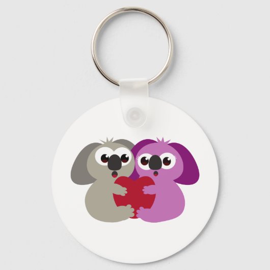 Porte-clés Amour de koala (Recto)