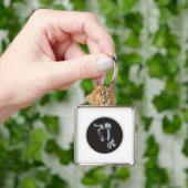 Porte-clés Amour de la lune (main)